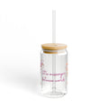 Butterfly Sipper Glass - 16oz 'Little Messengers Between Worlds' Straw Tumbler
